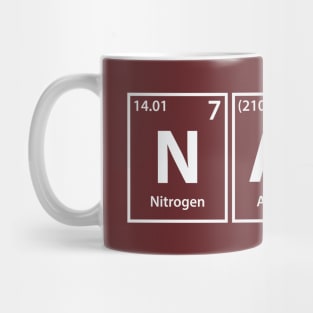 Natal (N-At-Al) Periodic Elements Spelling Mug